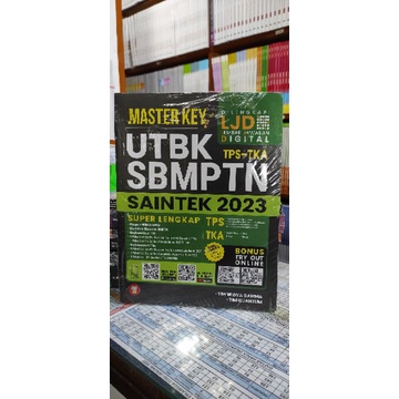 Jual MASTER KEY UTBK SBMPTN SAINTEK 2023 EDISI TERBARU SOAL SOAL HOTS ...