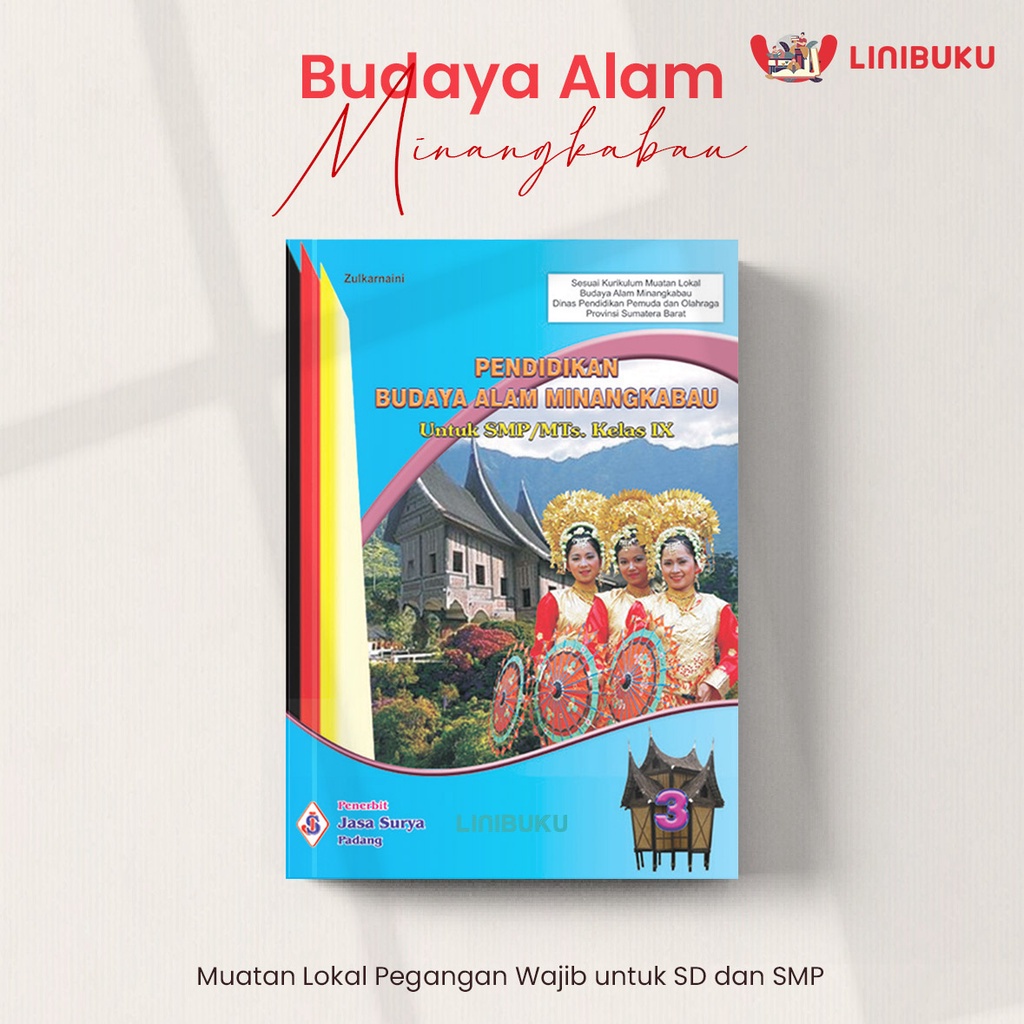 Jual STOCK READY - BUKU BUDAYA ALAM MINANGKABAU SD & SMP - MUATAN LOKAL ...