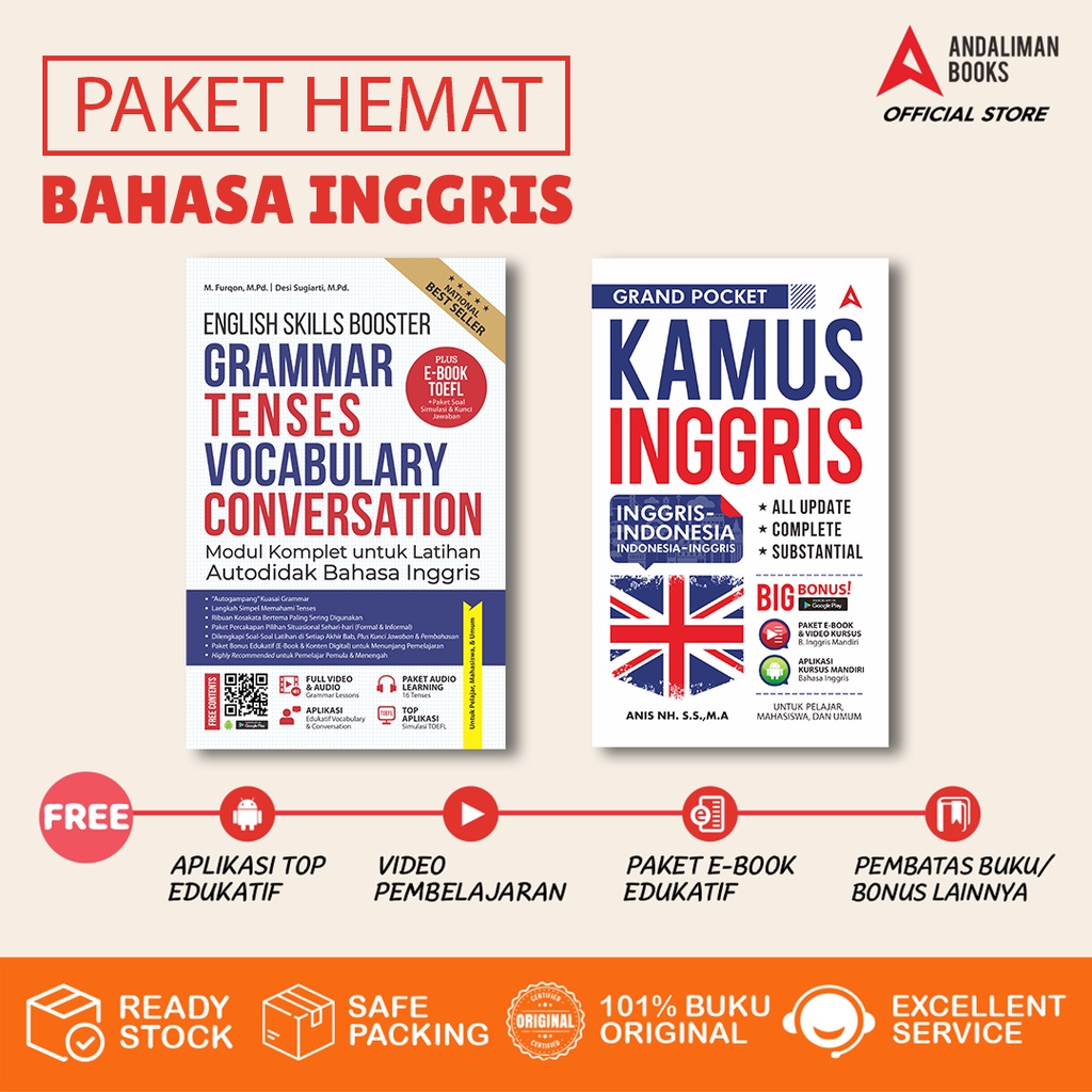 Jual Buku Bahasa Inggris - Paket Hemat Belajar Bahasa Inggris 8 ...