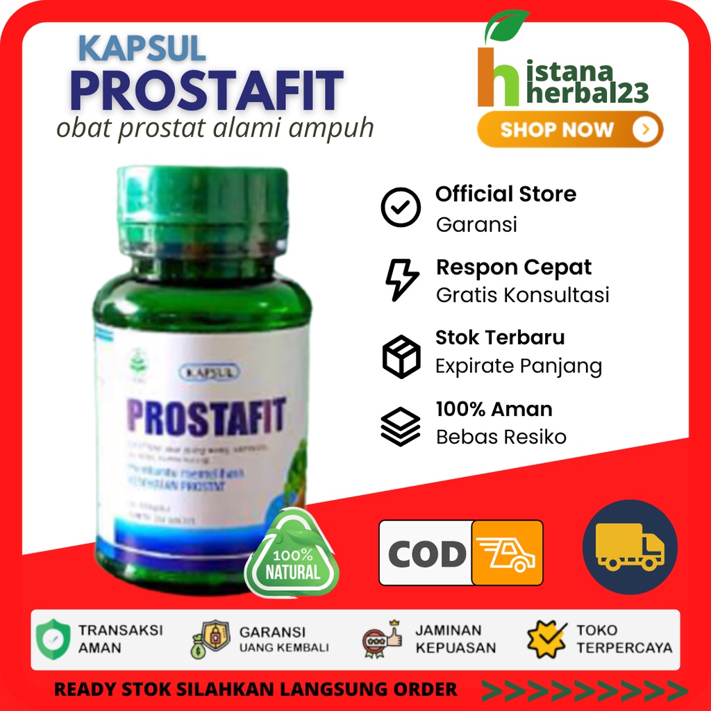 Jual Prostafit Isi 60 Kapsul Obat Prostat Paling Ampuh Atasi Kanker Prostat Shopee Indonesia 6083