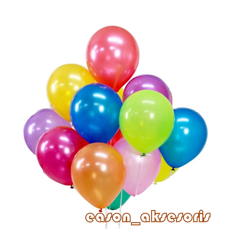 Jual 10 inch（100pcs） Balon latex pearl satuan balon huruf balon latex