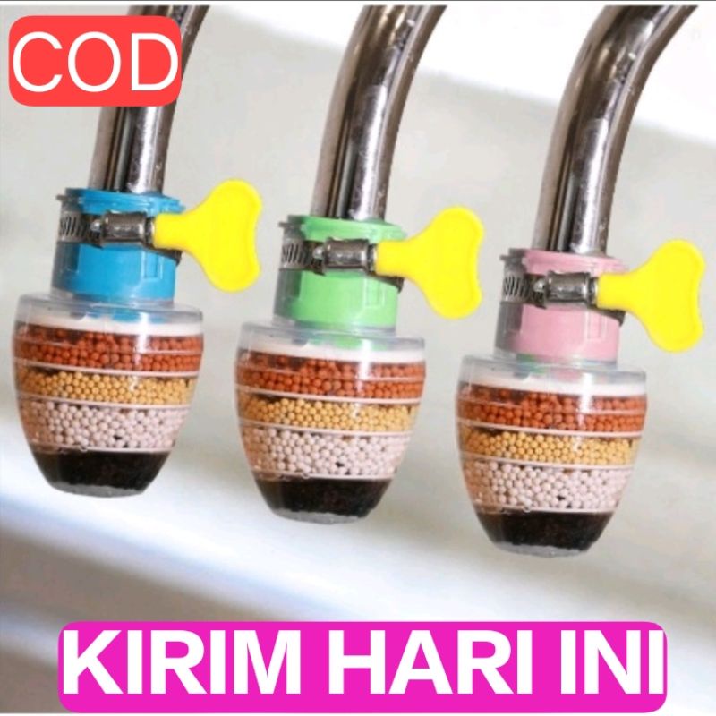 Jual SARINGAN AIR KRAN BATU 6 LAPIS FILTER KRAN AIR WATER PURIFIER 6 ...