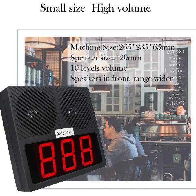 Jual Td101 Wireless Speaker System For Queue Calling - Mesin Antrian ...