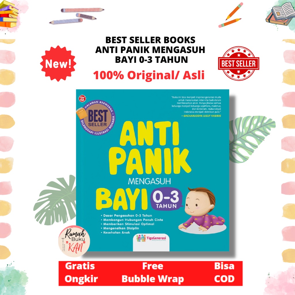 Jual Buku Anti Panik Mengasuh Bayi 0-3 Tahun - Anti Panik Mengasuh ...