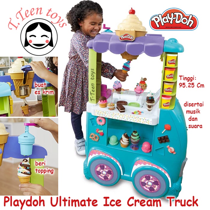 Jual Playdoh Ultimate Ice Cream Truck Playset Play doh dough playdough Shopee Indonesia