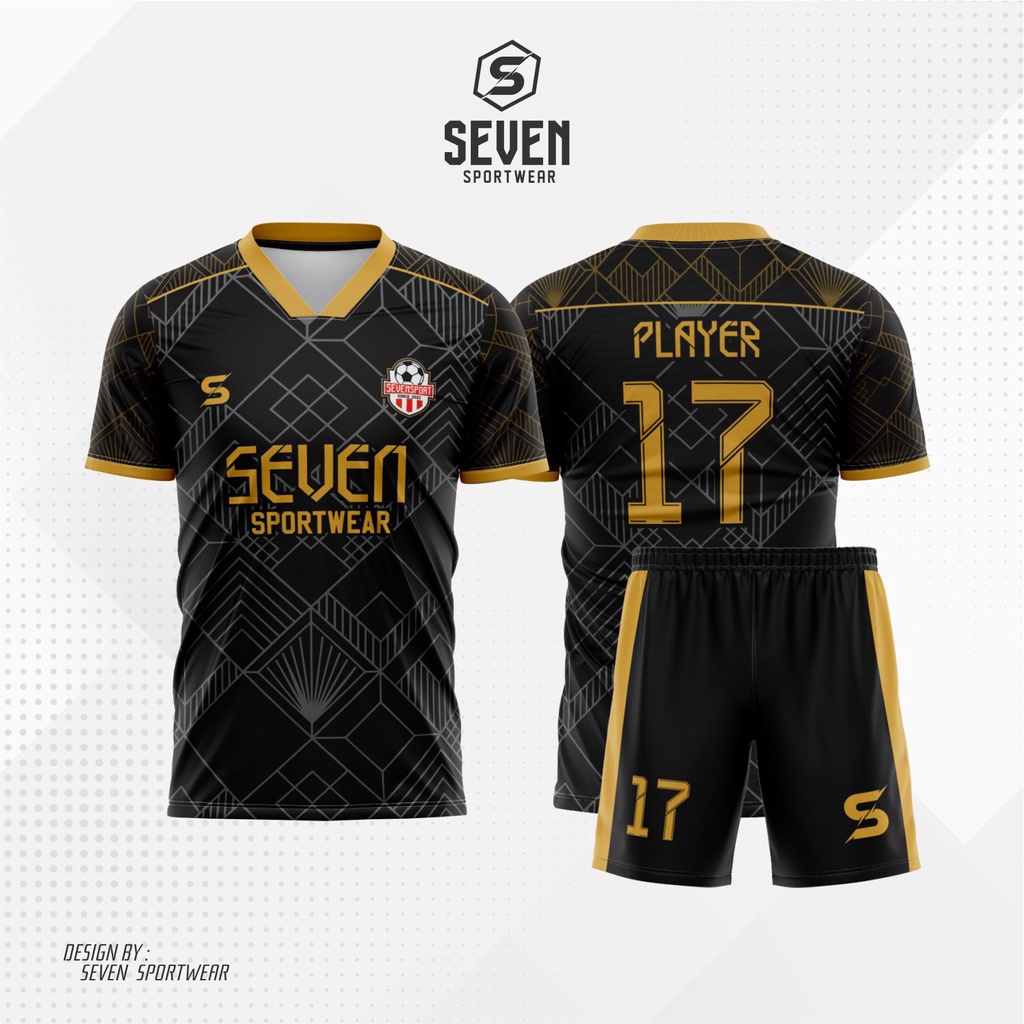 How to Create Gold Black Futsal Jersey Design in CorelDraw 