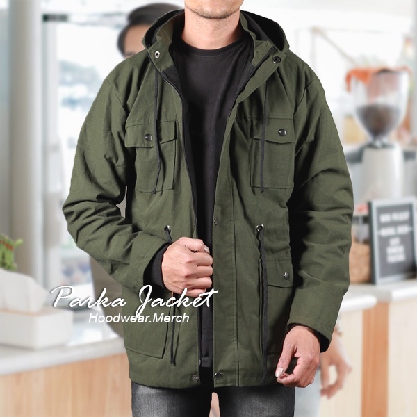 Jual Jaket Semi Parka Premium Jaket Pria Jaket Trucker Jaket Parasut ...