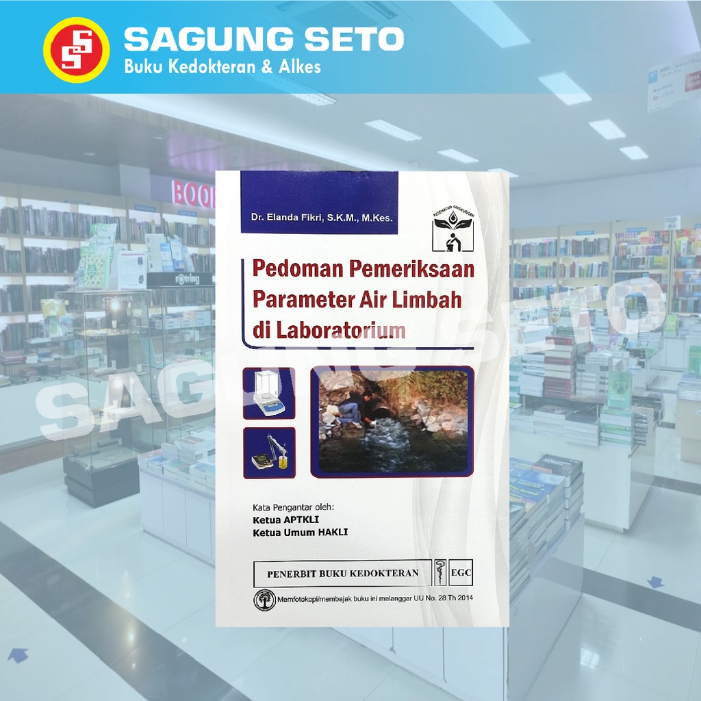 Jual Buku Pedoman Pemeriksaan Parameter Air Limbah Dr Elanda Egc