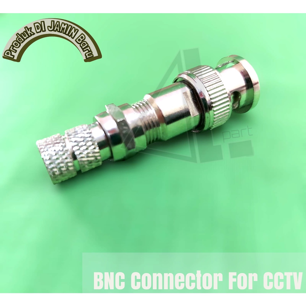 Jual Konektor Cctv Bnc Drat Fit For Rg Rg Bnc Connector Video Cctv New Shopee Indonesia