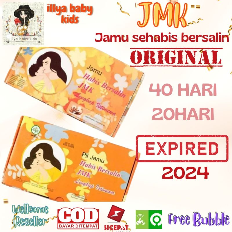 Jual Jmk Pil Jamu Habis Bersalin 20 40 Hari Lengkap Istimewa Asli