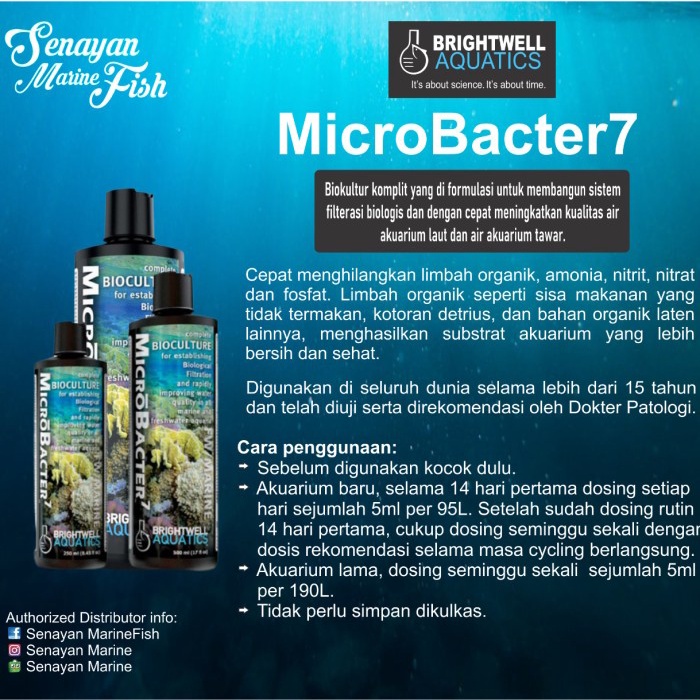 Jual BRIGHTWELL (BW) - MICROBACTER7 (MB7) - 500ml | Shopee Indonesia