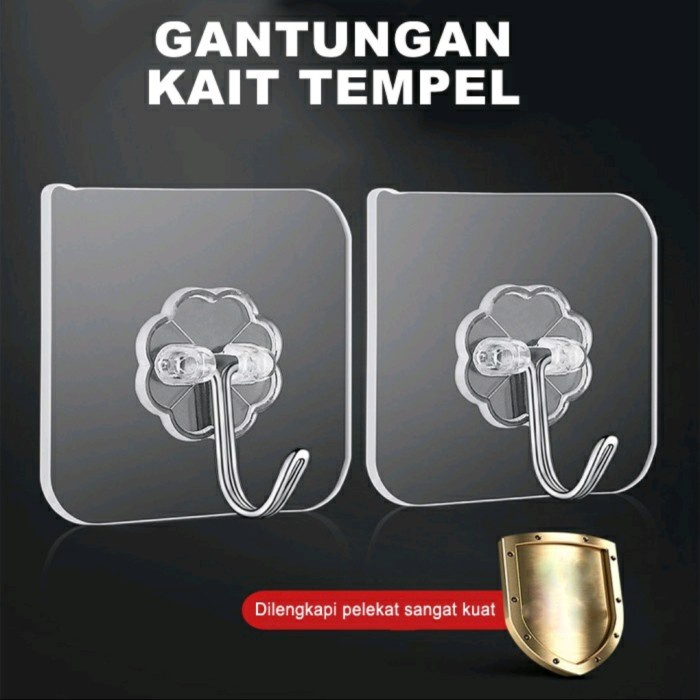 Jual Gantungan Kait Tempel Hook Tempel Mudah Pasang Gantungan Dapur