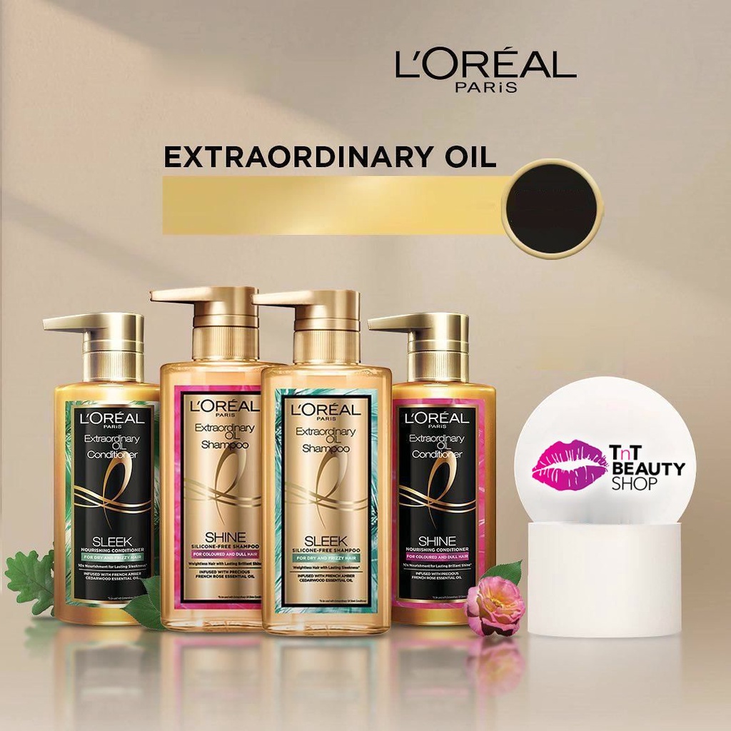 Jual L'Oreal Paris Extraordinary Oil Premium Shampoo & Conditioner