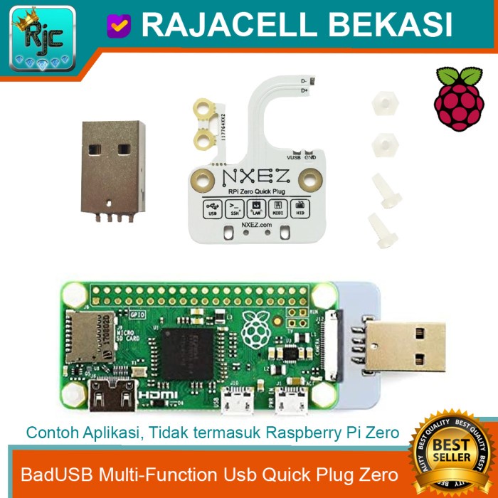 Jual Raspberry Pi Zero Multi-function USB Zero W Quick Plug BadUSB ...