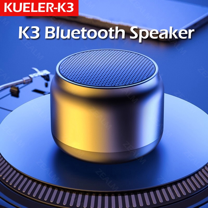 Jual K3 Speaker Bluetooth Mini Portable Bass Speaker with Mic HiFi