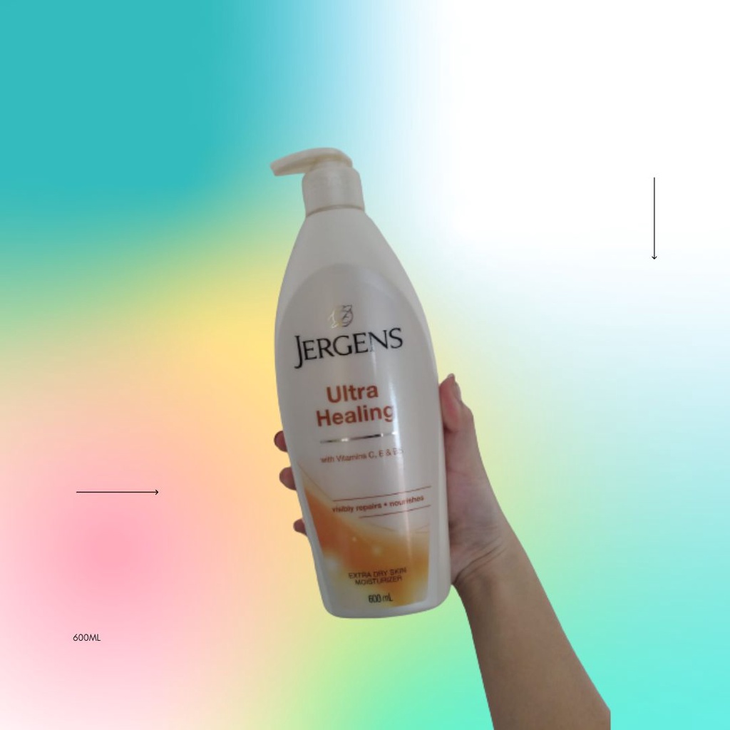 Jual Jergens Body Lotion premium 600ml Ultra Healing Shopee Indonesia