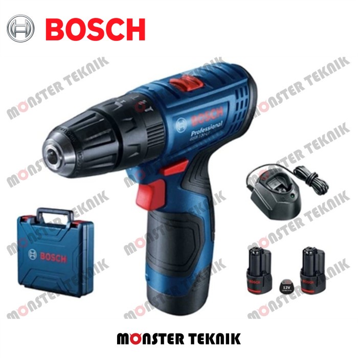 Jual Bor Tembok Besi 10Mm Bosch Gsb 120 Li Cordless Impact Drill