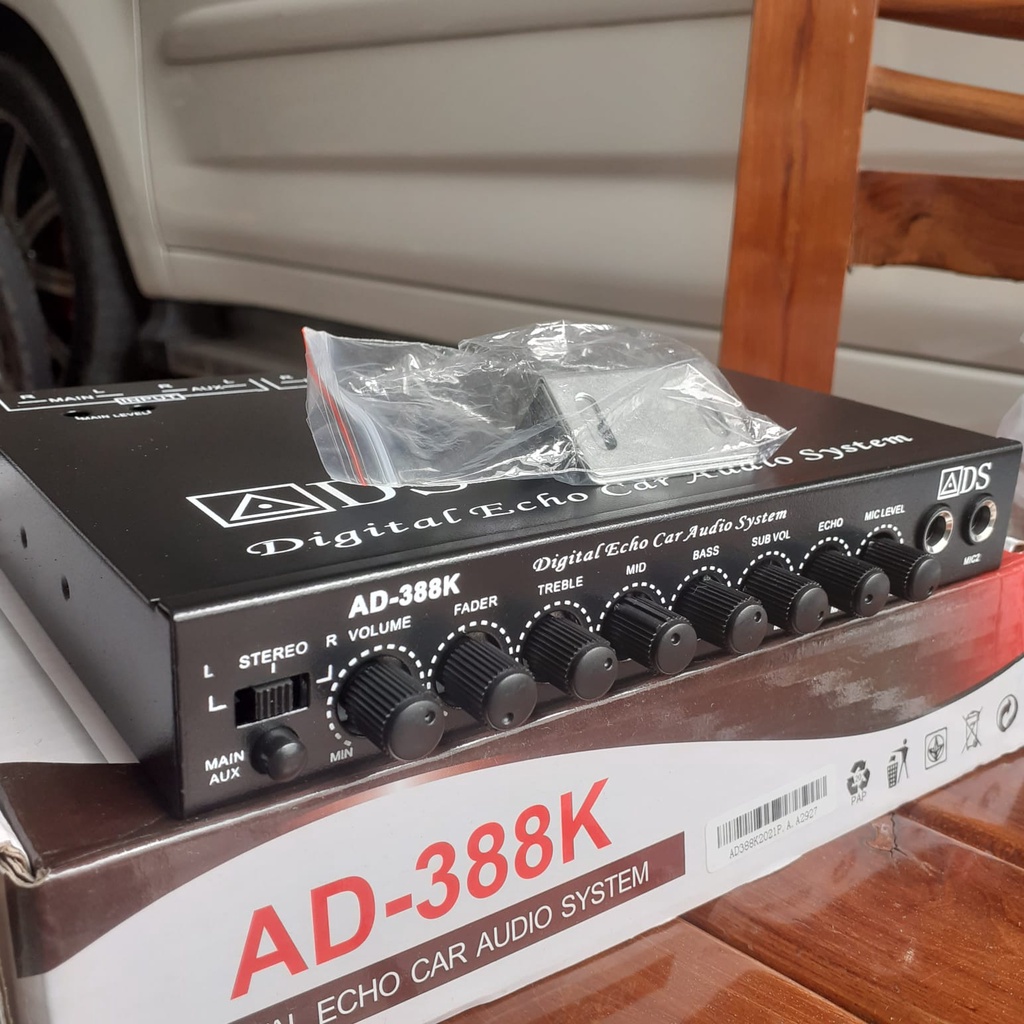 Jual preamp parametrik equalizer audio mobil karaoke ADS Shopee Indonesia