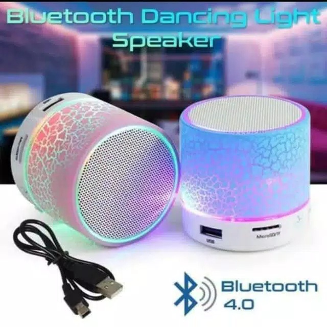 Jual Speaker Bluetooth Music LED Retak Portable Mini Bluetooth | Shopee ...