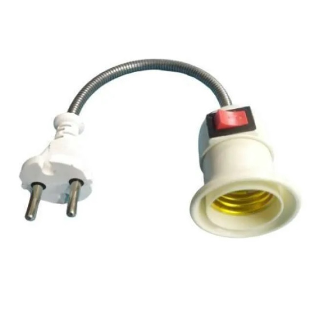 Jual FITTING LAMPU OVER FLEKSIBEL COLOK STEKER SAKLAR ON OFF ELASTIS ...