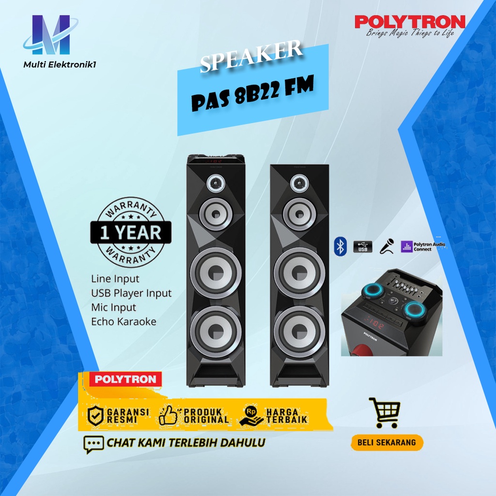 Jual Promo Polytron Speaker Audio Pas B Pas B Usb Xbr Bluetooth