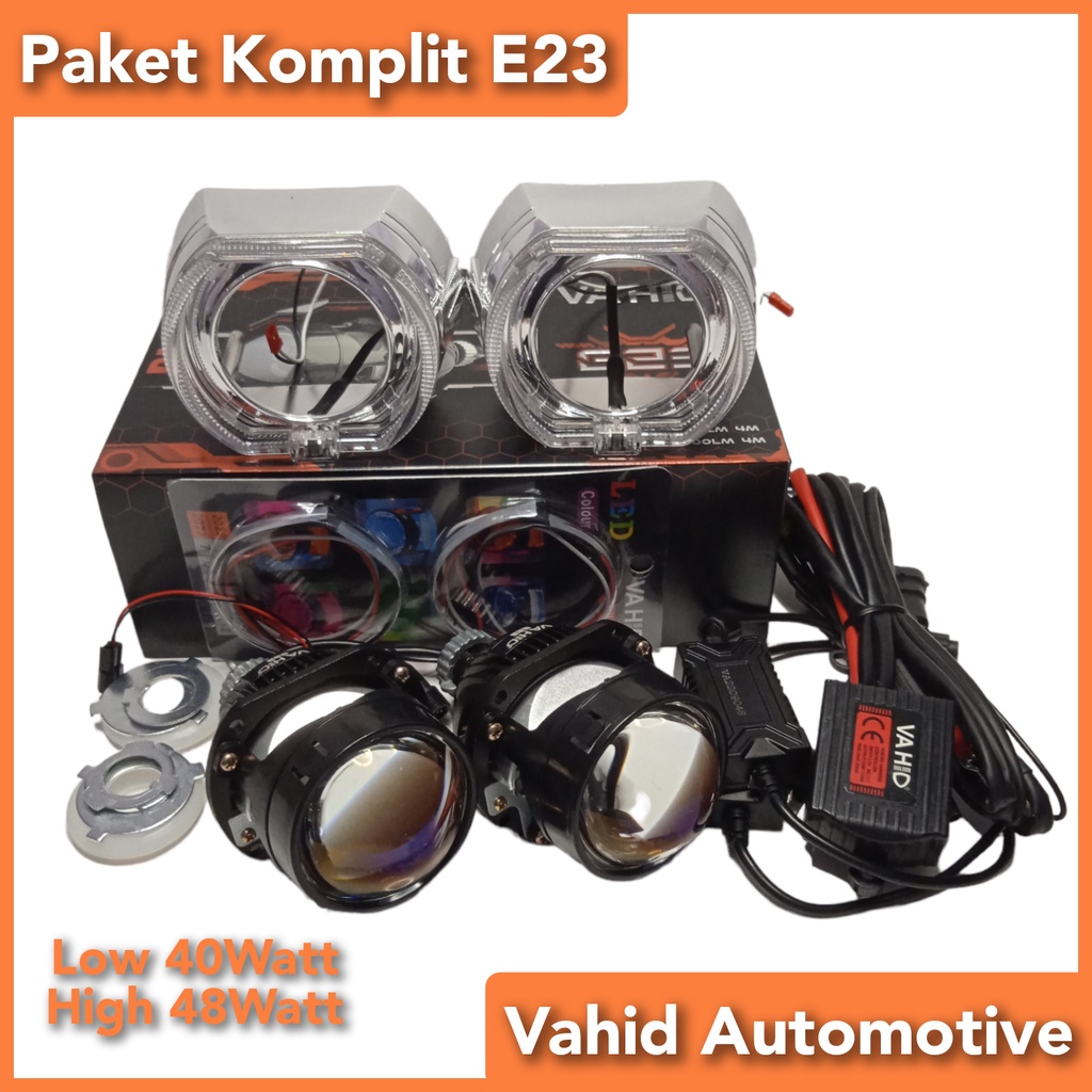 Jual Led Projector Vahid Bi Led E23 Paket Komplit Set E23 Vahid