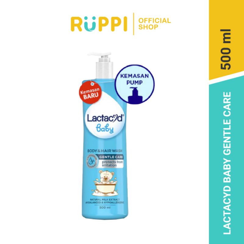Jual LACTACYD BABY GENTLE CARE 500ML [EXP 2026] Shopee Indonesia