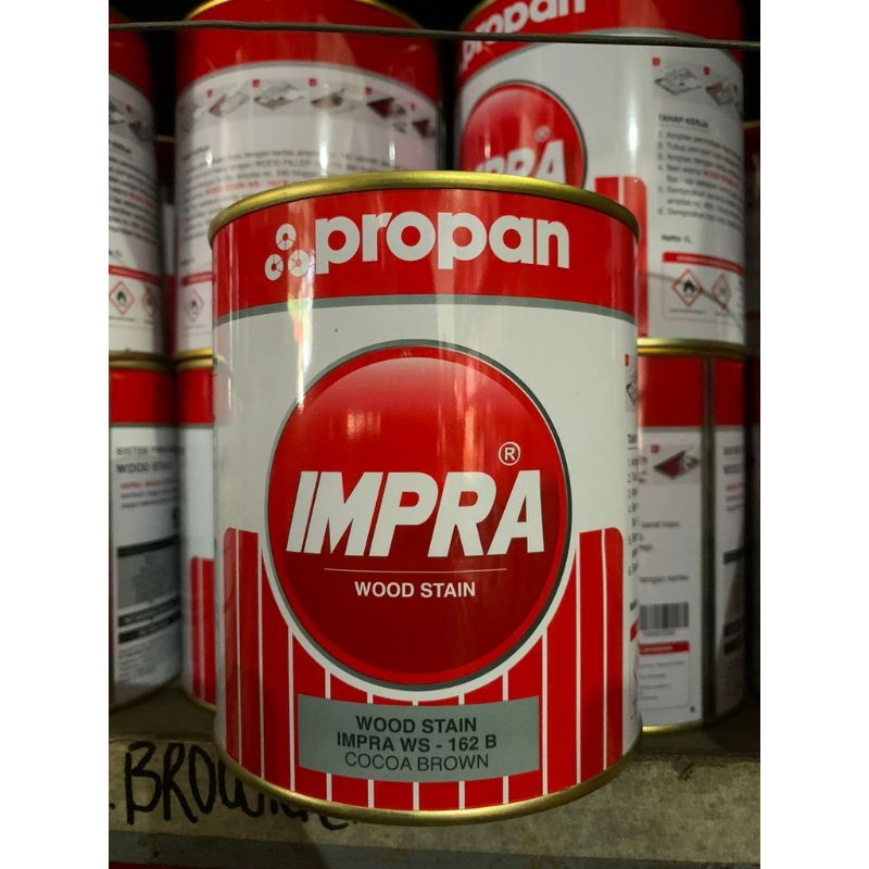 Jual [COD] Impra Wood Stain Cocoa Brown Propan Woodstain Eceran 100ML