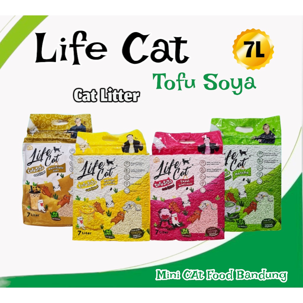 Jual Pasir Gumpal Wangi Life Cat Tofu Soya L Cat Litter Premium