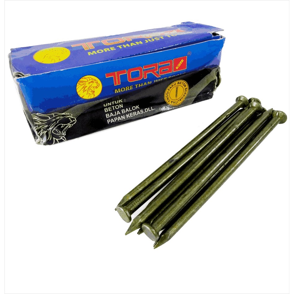 Jual TORA Paku Beton Kuning Box 5 Inch - Nail Concrete Yellow | Shopee ...