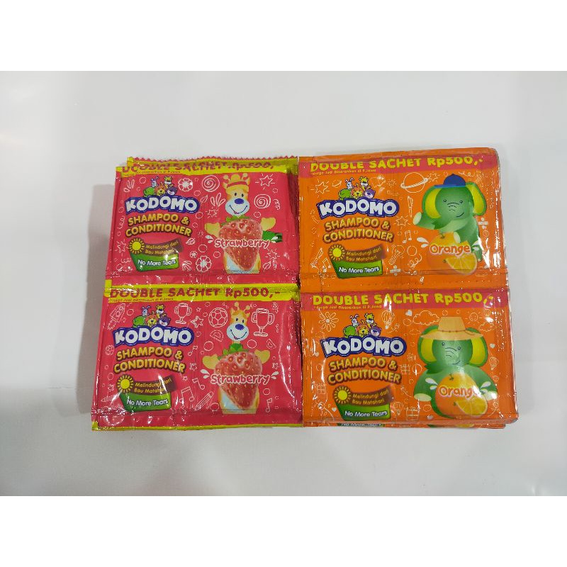 Jual Kodomo Shampoo & Conditioner Sachet Isi 12 | Shopee Indonesia