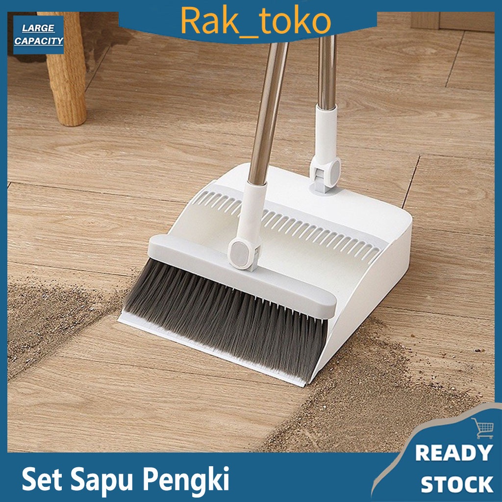 Jual Broom Set Wiper 2in1 Sapu Dengan Pengki Praktis Dengan Fitur ...