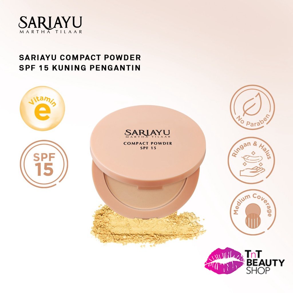 Jual Sariayu Compact Powder SPF15 - FULL - REFFIL | Kuning Pengantin ...