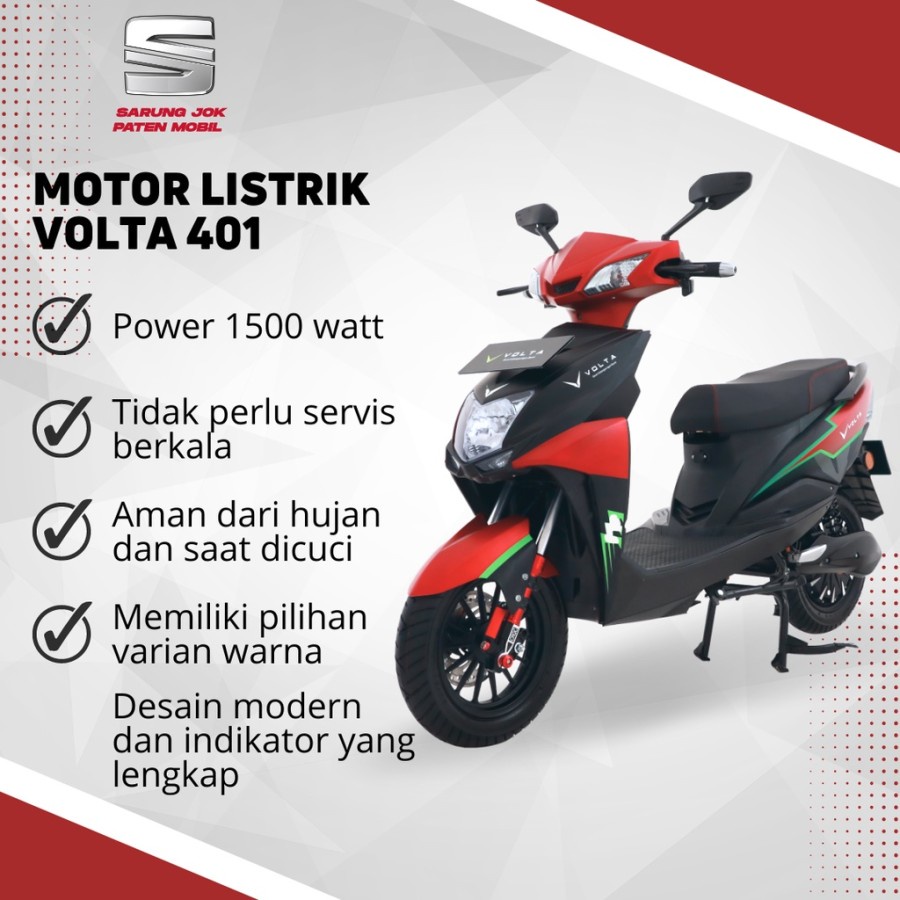 Jual Motor Listrik Volta 401 (Molis) Shopee Indonesia