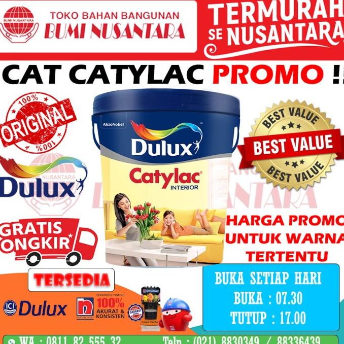 Jual Cat Catylac Interior 5kg Promo Cat Tembok Dulux Catylac Cat Katilak Shopee Indonesia 2552