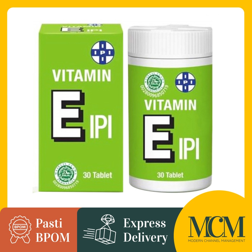Jual Suplemen Kesehatan IPI Vitamin E 50 mg 30 Tablet Shopee