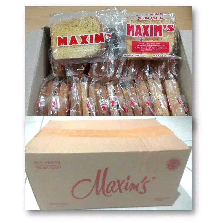 Jual Roti Kering Maxim Melba Toast Maxims Roti Cemilan - MF AKSESORIS ...