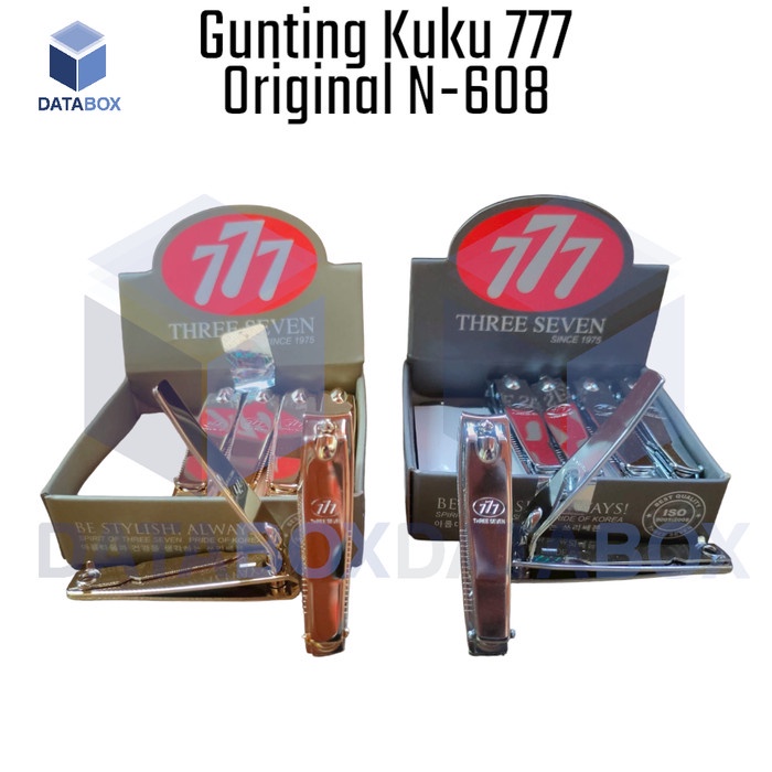 Jual 777 Original Gunting Kuku Seri N-608 Made In Korea Nail Clipper ...