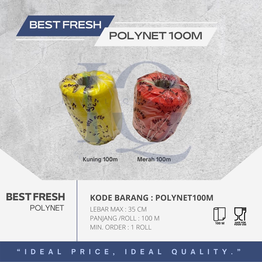 Jual Jaring buah / Rambang Buah Mini polynet roll kecil merk best fresh ...