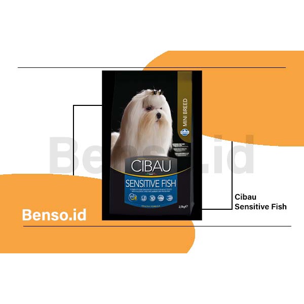 Jual DOG FOOD FARMINA CIBAU SENSITIVE FISH MINI 2,5 KG | Shopee Indonesia