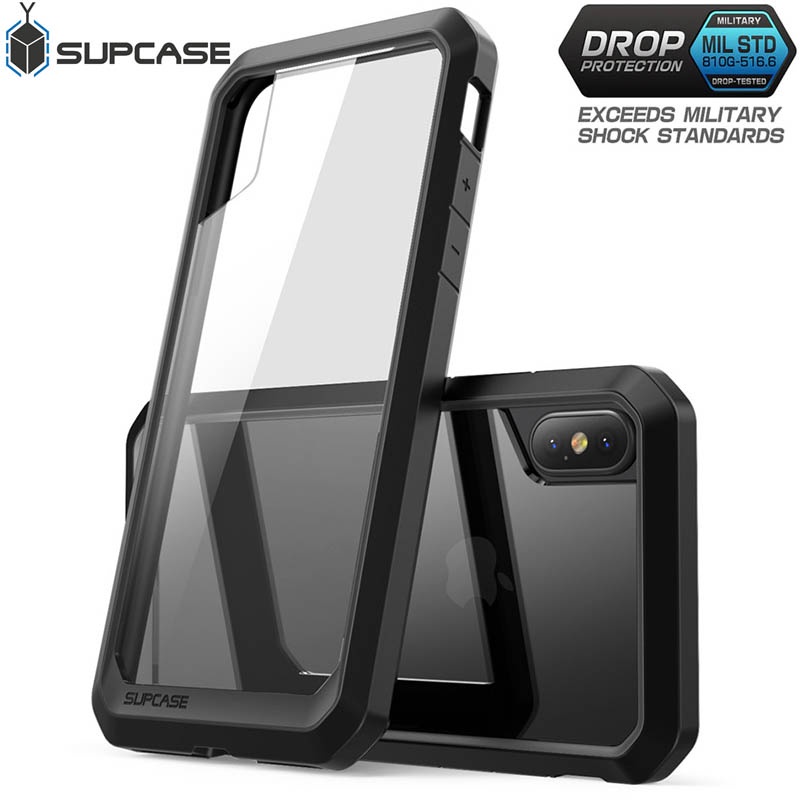 Jual Supcase UB Clear Case iPhone X - XS - Acrylic Clear Casing PC TPU ...