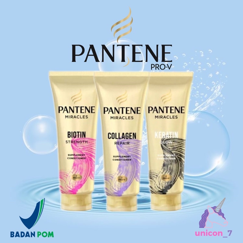 Jual ️ Unicon ️ [300 Ml] Pantene Conditioner Miracles Collagen Repair Daily Hair Supplement For