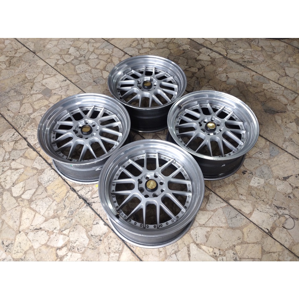 Jual VELG MOBIL RACING CELONG RATA BBS RING 17 LEBAR 7,5 PCD 4x100 ...