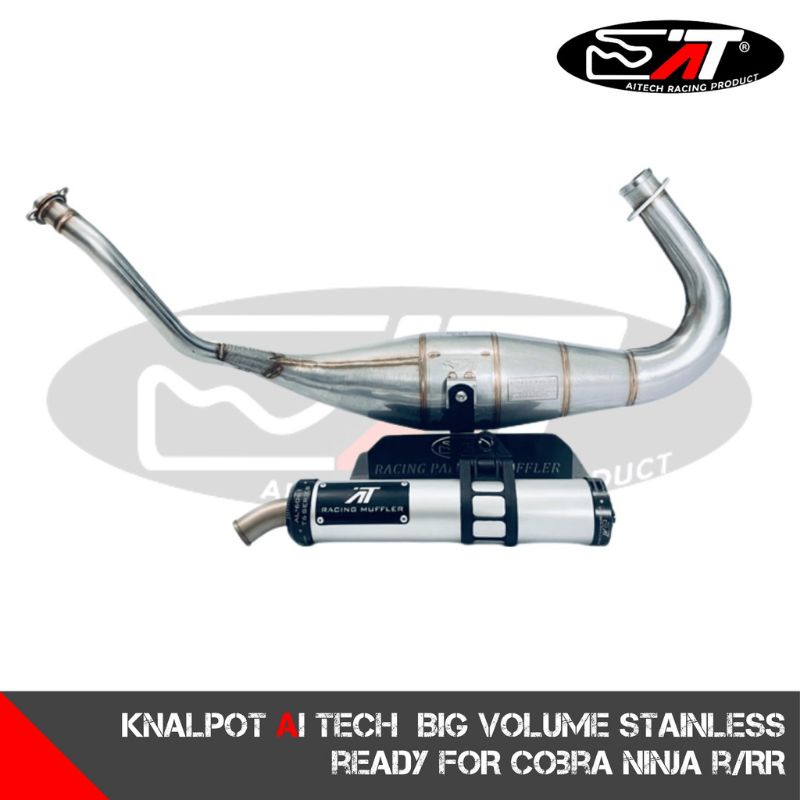 Jual KNALPOT COBRA NINJA R RR SS ZX CBU ORI AITECH TIPE STAINLESS NEW ...