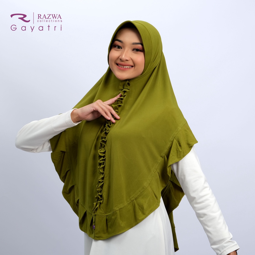 Jual Razwa Gayatri - Hijab Instan Polos Adu manis Bahan Jesrey Premium ...