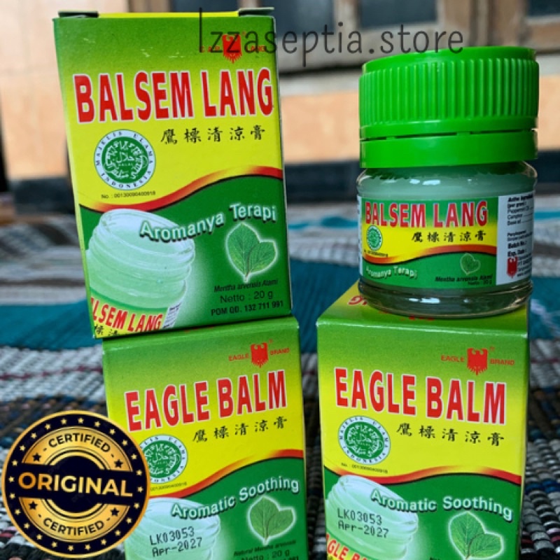 Jual BALSEM LANG 20gr,BALSEM CAP LANG GOSOK PEREDA NYERI OTOT HIJAU ...