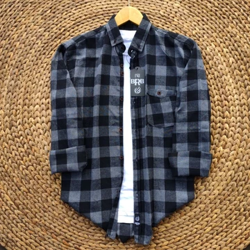 Kemeja Flanel Pria Lengan Panjang Motif Kotak Kuwalitas Premium