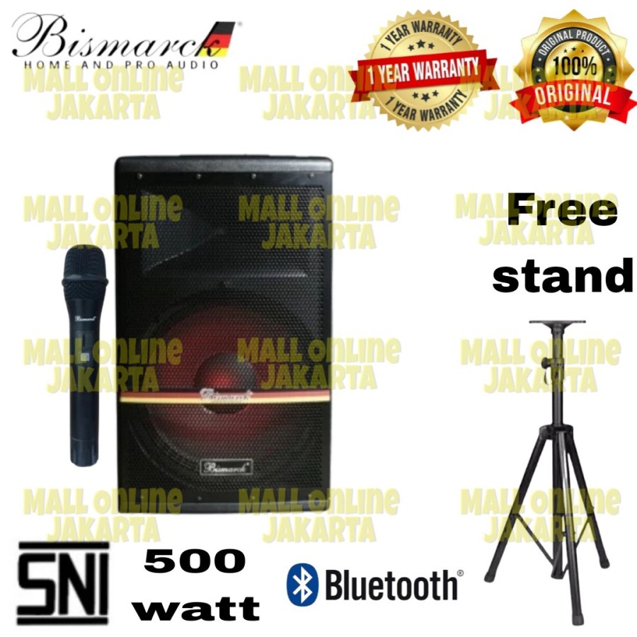 Jual Speaker Aktif Inch Bismarck Bsx A Mic Wireless Aktiv Bsx