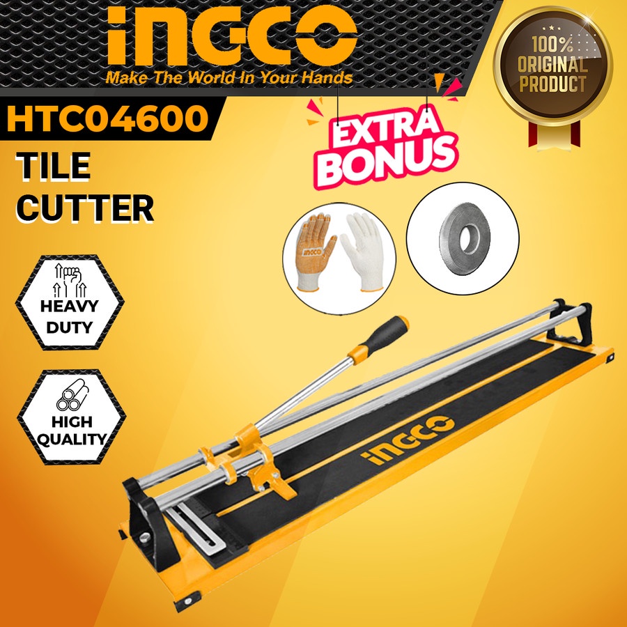 Jual Tile Cutter INGCO HTC04600 600 Mm Alat Potong Keramik Geranit