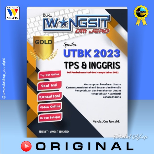 Jual Buku Wangsit SNBT 2023 / Wangsit OM JERO / Buku Wangsit UTBK SNBT ...